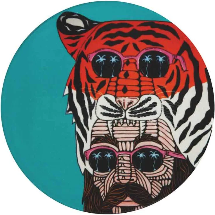Maxwell & Williams Untersetzer Rund 10,5 cm Tiger Man Mulga