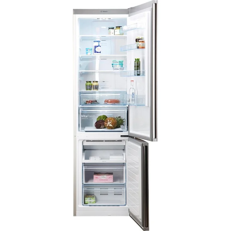 Bosch KGN393IDA Kühl-Gefrierkombination, freistehend, silber, NoFrost, LED, Breite 60 cm – Bild 3