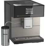 Miele CM 7550 Kaffeevollautomat (Smartphone bedienbar mit WiFiConnect, Kaffeemaschine mit vollautomatischer Entkalkung) schwarz, mit Milchsystem