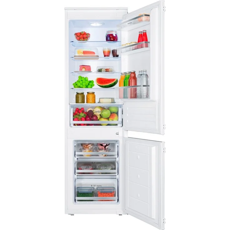 Amica EKGCS 387 920 Kühl-Gefrierkombination, Einbau, weiß, Energieklasse E – Bild 1