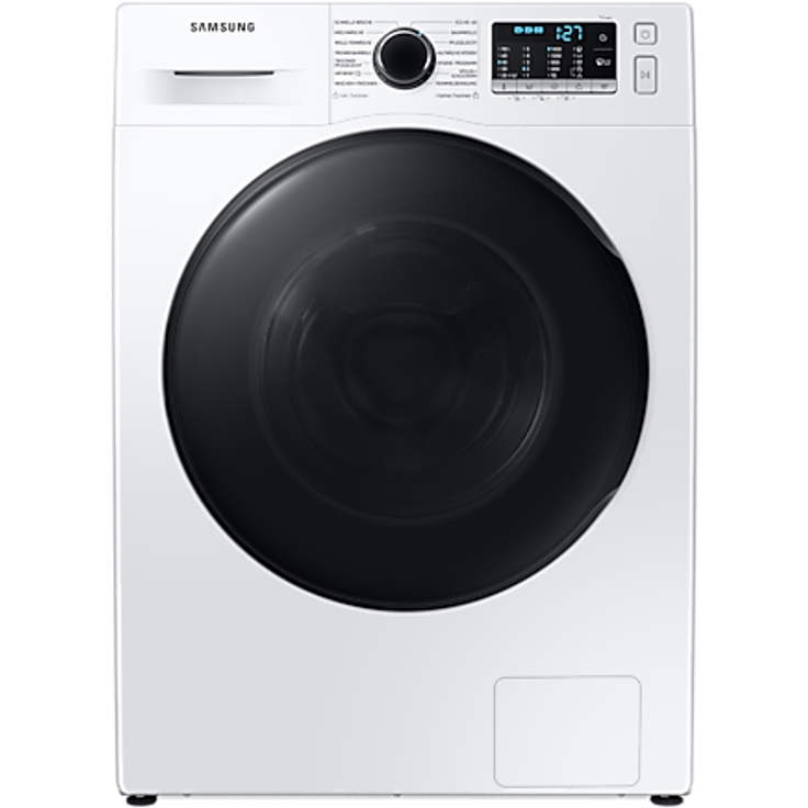 Samsung WD81TA049BE, Waschtrockner, Energieeffizienzklasse E, Standgerät, Breite 60 cm, Geräuschemissionsklasse A, FleckenIntensiv- Funktion, Dampffunktion