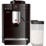 Melitta Caffeo Passione OT F531-102, Kaffeevollautomat mit Milchsystem und integriertem Mahlwerk, One Touch Funktion, Schwarz