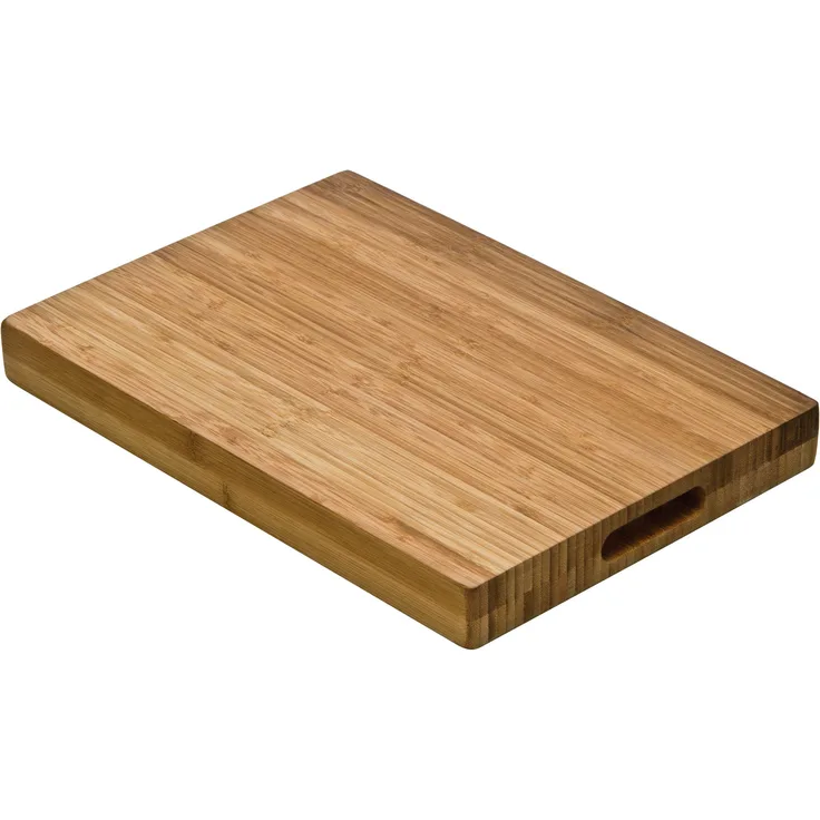 Premier Housewares Bambus-Hackbrett mit Griffen, naturlich, 28x40x4