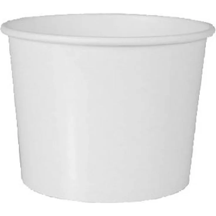 500 Suppenbecher, Pappe To Go rund 350 ml Ø 9,9 cm · 7 cm weiss