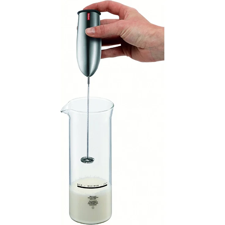 Bodum Schiuma Milchschäumer (Edelstahl, Batteriebetrieben) glänzend – Bild 2