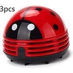 zswell Marienkäfer-Staubsauger – Mini-Staubsauger, tragbarer Eckstaubsauger, Mini-Staubsauger, 3 Stück