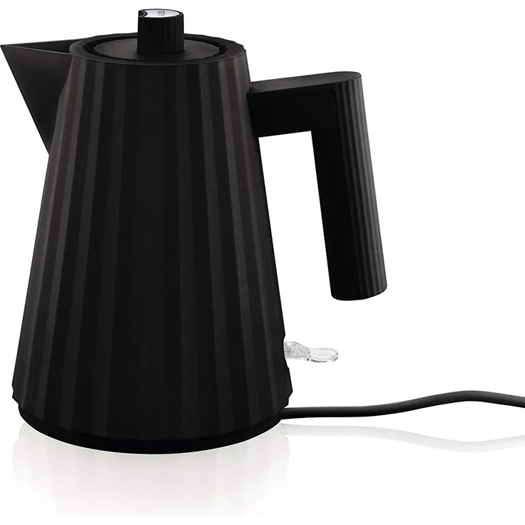 Alessi MDL06-1 B elektrischer Wasserkocher,  1 Liter, Harz, schwarz – Bild 1