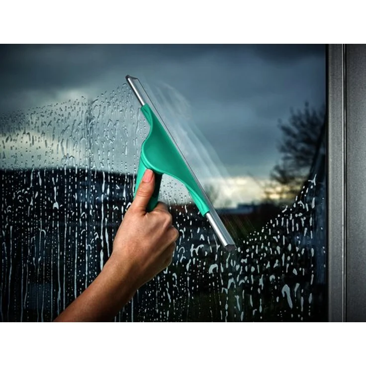 Leifheit Fensterabzieher Window Slider XL, Duschabzieher, Wischbreite 40 cm, mit beweglichem Gelenk, Abzieher für Dusche, Fenster und Spiegel, für große Flächen, Reiniger mit Click-System – Bild 3