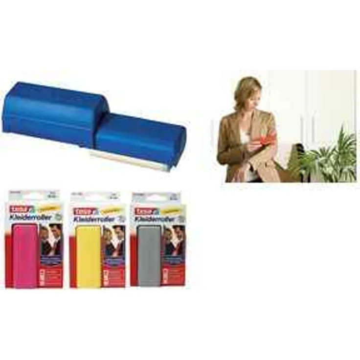 Tesa Fussel-Roller, 3 m x 80 mm, mit Klappmechanismus