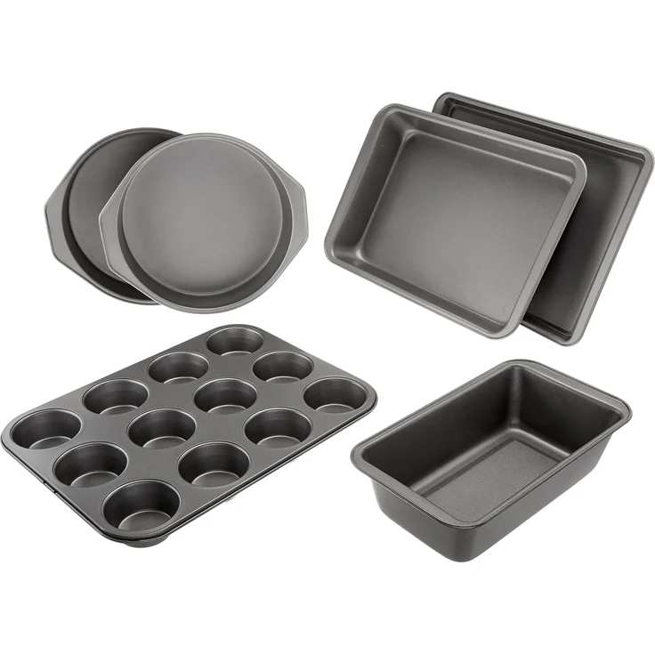 AmazonBasics Backformen-Set, antihaftbeschichtet, 6-teilig – Bild 1