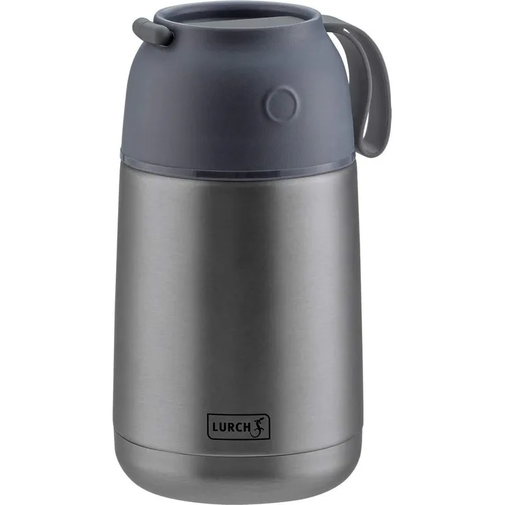 Lurch 240930 Thermo-Speisebehälter aus doppelwandigem Edelstahl mit großer Öffnung, 680ml, 680 milliliters