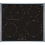 Siemens EH645BFB1E, Induktionskochfeld, Einbau, Autark, Betriebsart elektrisch, 4 Kochstellen, TouchControl, Ankochautomatik, Topferkennung, Favoritenspeicher, schwarz