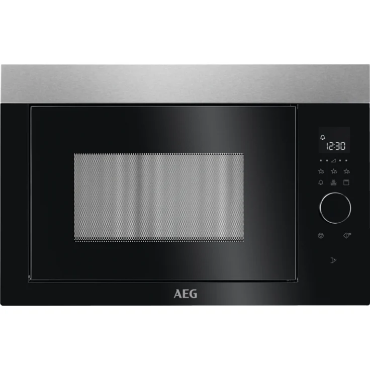AEG MBE2657DEM 60cm Kombi-Mikrowelle mit Grill, Einbaugerät, Touch-Bedienung, Display mit Uhr – Bild 1