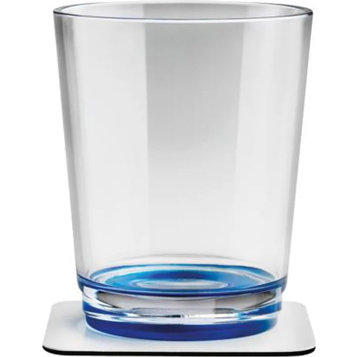 Magnetglas silwy blau, 2er Set, inkl. Untersetzer – Bild 1