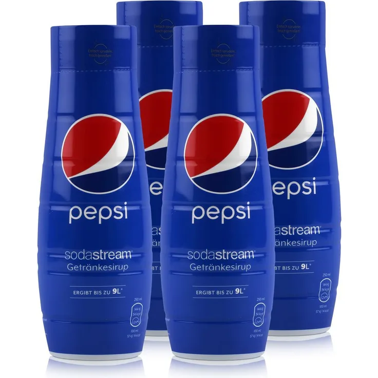 SodaStream Getränke-Sirup Softdrink Pepsi 440ml, 4er Pack