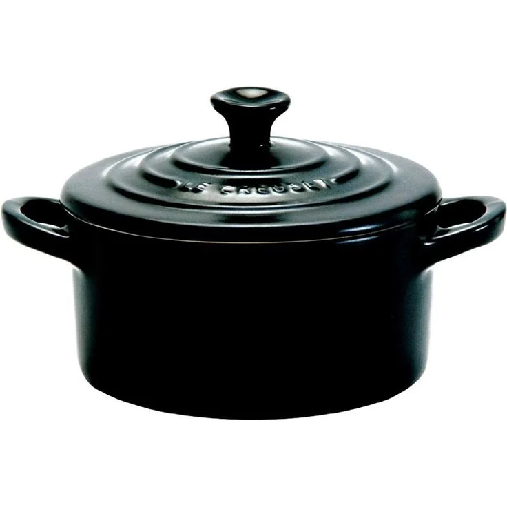 Le Creuset Mini-Cocotte schwarz 10 cm schwarz – Bild 1