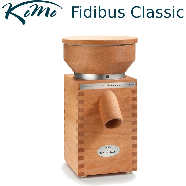 Fidibus CLASSIC 360 Watt KoMo Getreidemühle aus Buchenholz