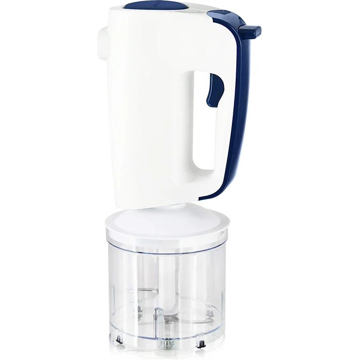 Emerio HMS-113257.2 Handmixer-Set mit revolutionärem 1-Finger-Speed-Control, Weiß-Blau – Bild 4
