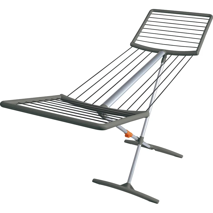 Juwel Fashiondry Wäscheständer (mit Wäscheleinen, Trockenlänge 18 m, Farbe grau, Aluminiumausführung) 40809 – Bild 1