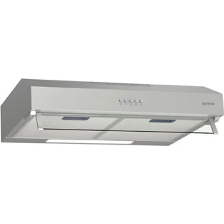 Gorenje Advanced WHU629AX/M, Motorhaube, Standard, Breite: 59.6 cm, Tiefe: 46.8 cm, Absaugung und Rückführung (mit zusätzlichem Rückführungsset), rostfreier Edelstahl