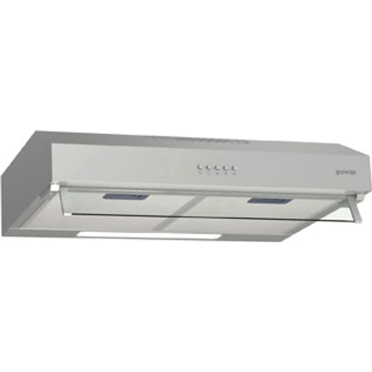 Gorenje Advanced WHU629AX/M, Motorhaube, Standard, Breite: 59.6 cm, Tiefe: 46.8 cm, Absaugung und Rückführung (mit zusätzlichem Rückführungsset), rostfreier Edelstahl – Bild 1