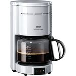 Braun KF47 Aromaster Classic Filterkaffeemaschine, für 10 Tassen, weiß