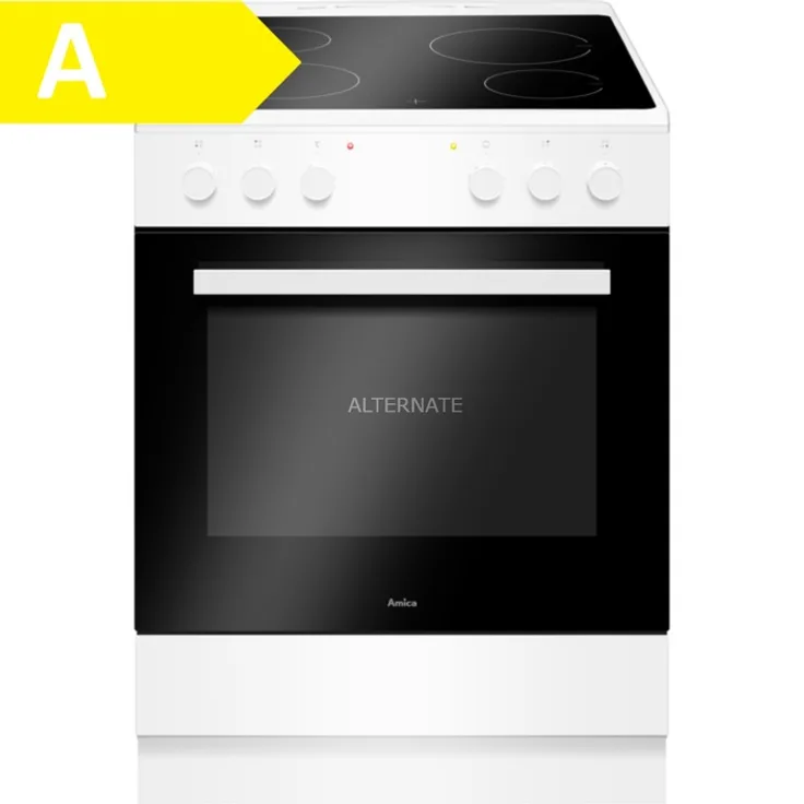 Amica SHC 913 011 W Herdset, weiß, 60 cm