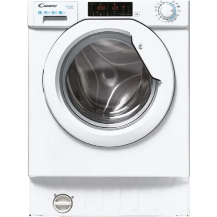 Candy CBW 48TWME-S, Frontlader-Waschmaschine, A, Fassungsvermögen 8 kg, Einbaugerät, Breite 60 cm, Restzeitanzeige, Invertermotor – Bild 1