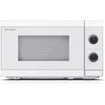 Sharp YC-MS01E-C Mikrowelle, Standgerät, 20 Liter Garraum, 800 Watt, weiß