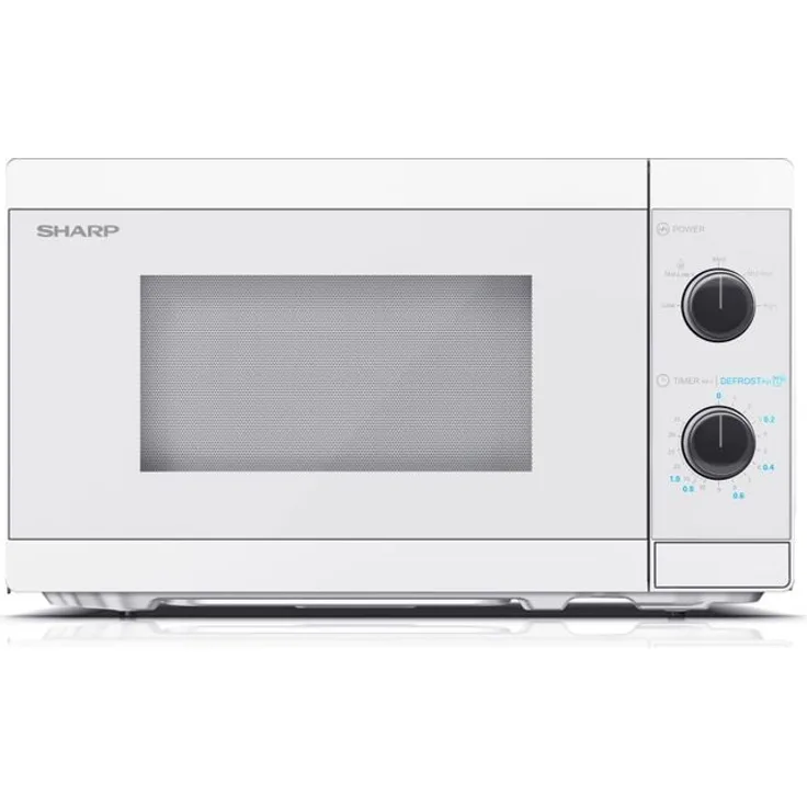 Sharp YC-MS01E-C Mikrowelle, Standgerät, 20 Liter Garraum, 800 Watt, weiß