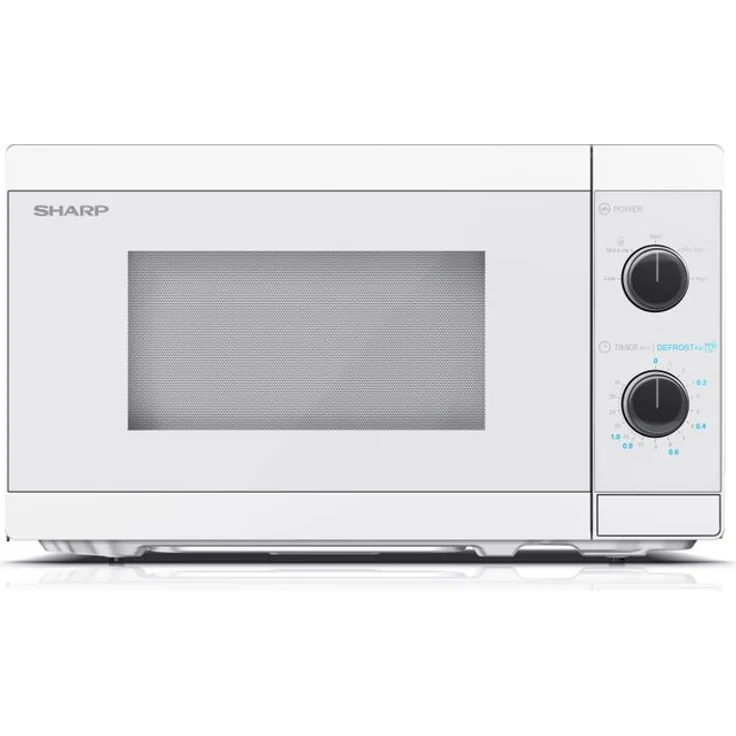 Sharp YC-MS01E-C Mikrowelle, Standgerät, 20 Liter Garraum, 800 Watt, weiß – Bild 1