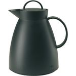 alfi 0935.020.100 Isolierkanne Dan, Kunststoff gefrostet Schwarz 1,0 l, 12 Stunden heiß, 24 Stunden kalt