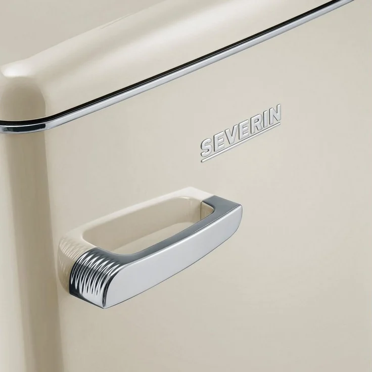 Severin RKS 8833 Kühlschrank, freistehend, cremefarben, LED, Breite 55 cm, Energieklasse D – Bild 3