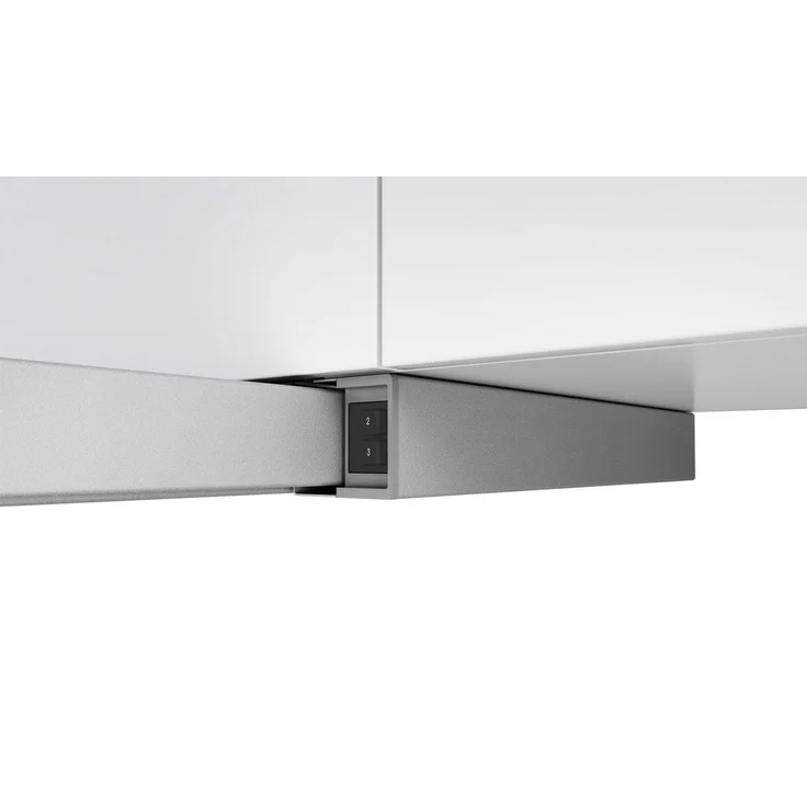 Bosch Serie 2 DFL064W53, Motorhaube, ausziehbar, Nische, Breite: 52.6 cm, Tiefe: 29 cm, Absaugung und Rückführung (mit zusätzlichem Rückführungsset), mit internem Motor, metallisch silber – Bild 5