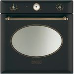 Smeg SF855AO, Backofen, A, Einbaugerät, Elektrisch, Volumen 70 l, Breite 59,7 cm, Selbstreinigung ja, hydrolytische Selbstreinigung (Dampf), Konvektion, Ober-Unterhitze (konventionell), Auftauen, Grill, Timer ja, mechanischer Timer