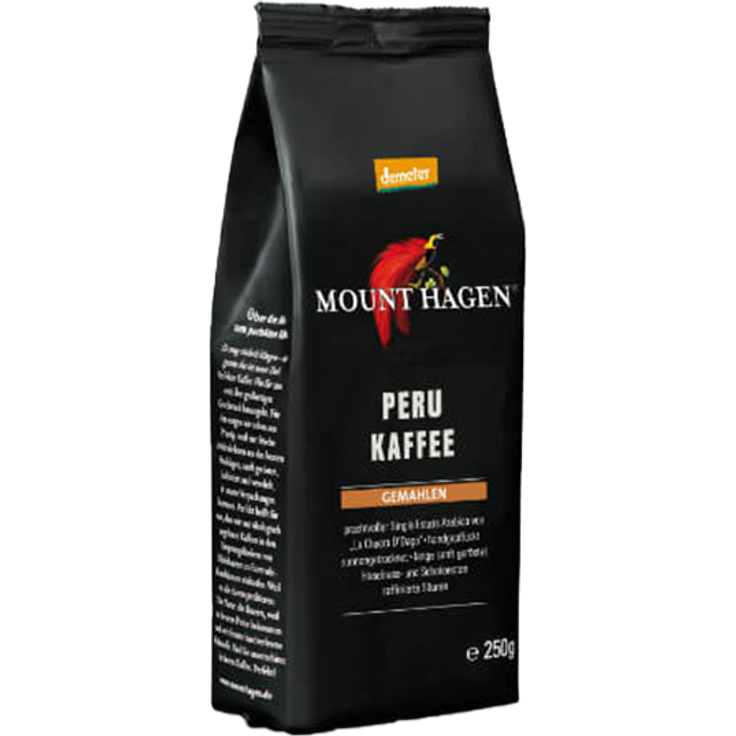 Mount Hagen Bio Peru Kaffee, 250g gemahlen