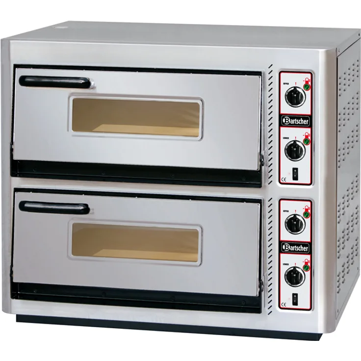 Bartscher Pizzaofen NT 622 2 x 4 Pizzen Ø30cm bis 400°