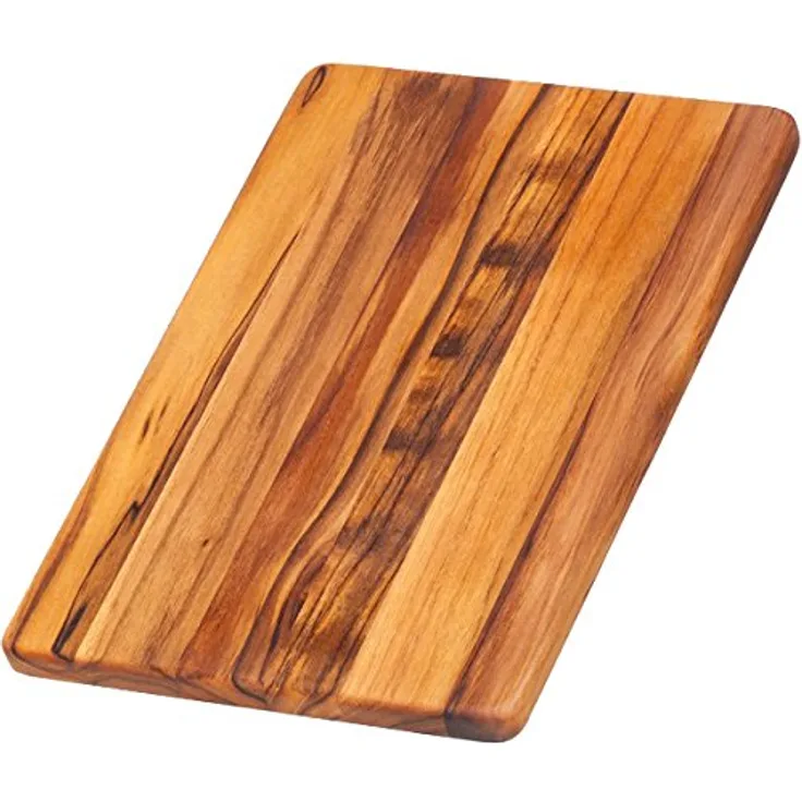 Teakhaus Schneidebrett 30,5x20x1,4cm, Holz, braun, 45x20x15 cm