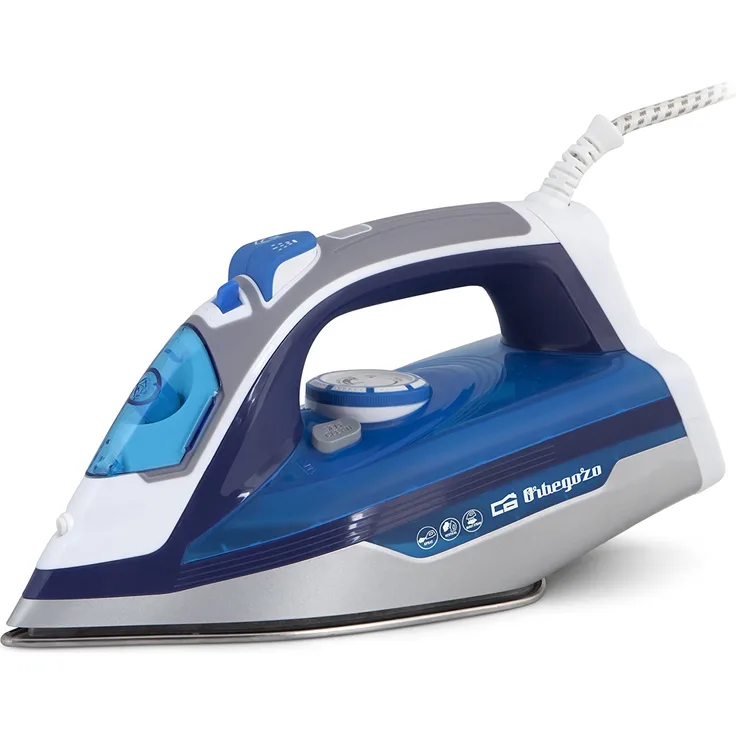 Orbegozo SV 2670 Grillplatte, 2.600 W, Blau-Grau