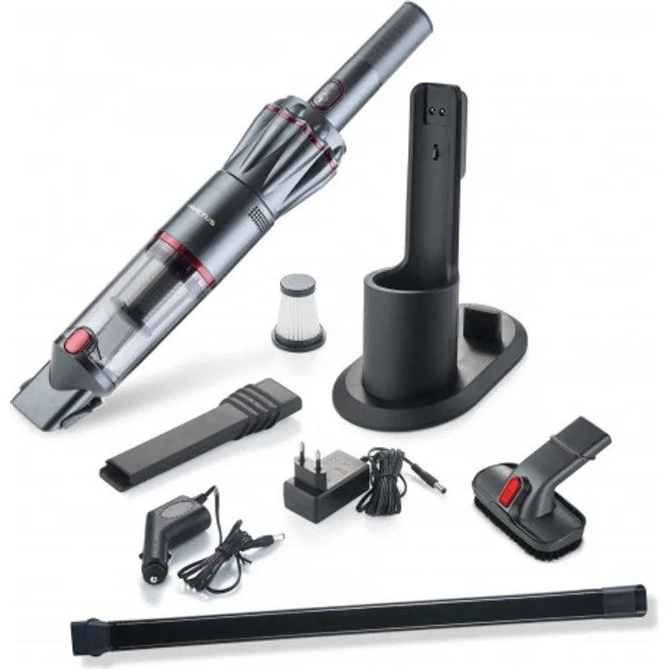 Genius Invictus One Kleinstaubsauger | Set 12-tlg. : anthrazit