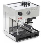 Lelit Anita PL042EMI semi-professionelle Kaffeemaschine mit integrierter Kaffeemühle und integriertem Mahlwerk, ideal für Espresso-Bezug, Cappuccino und Kaffee-Pads-Edelstahl-Gehäuse, rostfrei, 2.7 liters