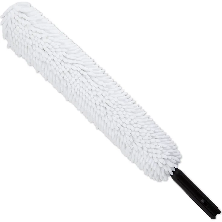 Rubbermaid Commercial Products Commercial Hygen Quick-Connect Flexible Dusting Wand with High Performance Microfibre - White