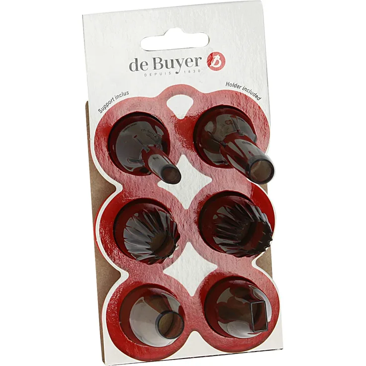 De Buyer 4150.08 Spritztülle, Schwarz transparent