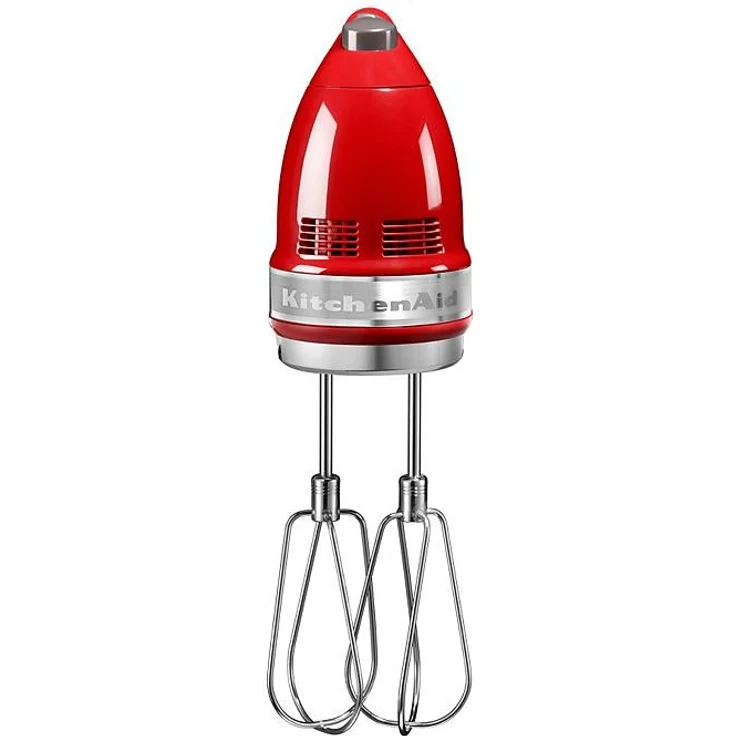 KitchenAid 5KHM9212EER Handmixer, 85 Watt Leistung, 9 Geschwindigkeitsstufen, LED-Anzeige, empire rot – Bild 4
