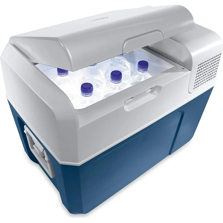 Mobicool MCF40 Kompressorkühlbox, Energieeffizienzklasse C, 38 Liter, Kompressor, weiß, blau – Bild 3