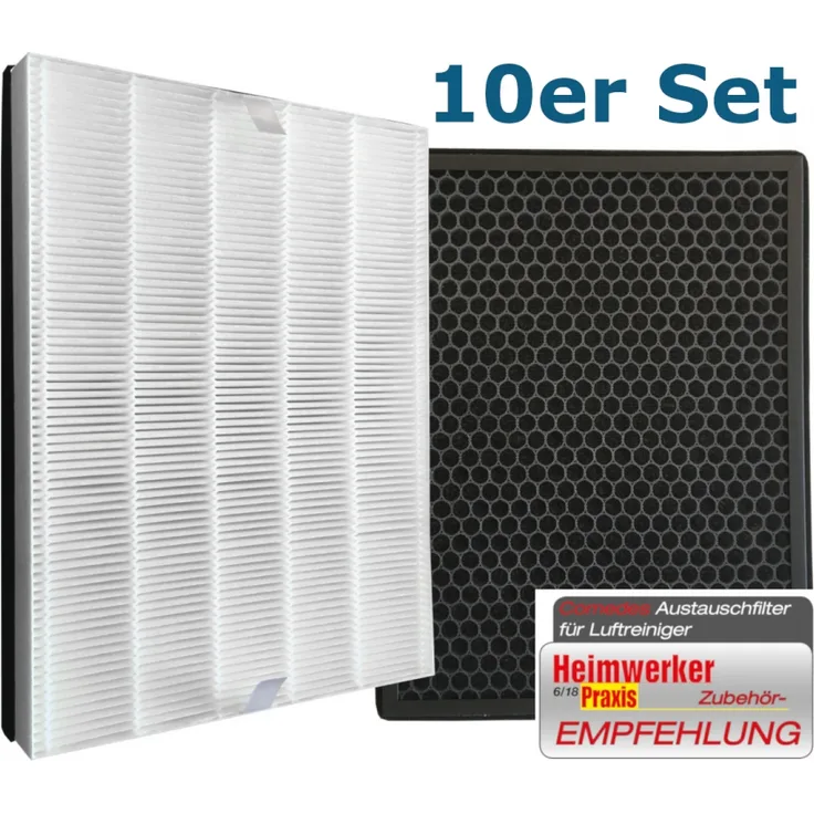 Comedes Ersatzfilterset passend für Philips AC2889, AC2887, AC2882, AC3829-10, 20teilig