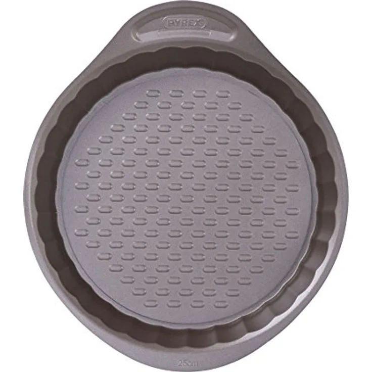 Pyrex Asimetria Backform, Metall, Schokoladenbraun, 25 cm