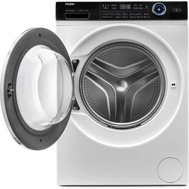 Haier HW100-B14979, Frontlader-Waschmaschine, A, Fassungsvermögen 10 kg, Standgerät, Breite 59,5 cm, Endezeitvorwahl, Dampffunktion – Bild 4