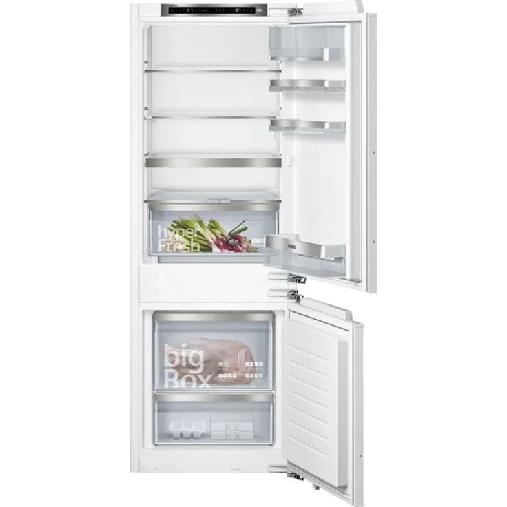 Siemens KI77SADEO Kühl-Gefrierkombination, Einbau, Schnellgefrieren, Breite 55.8 cm, Energieklasse E