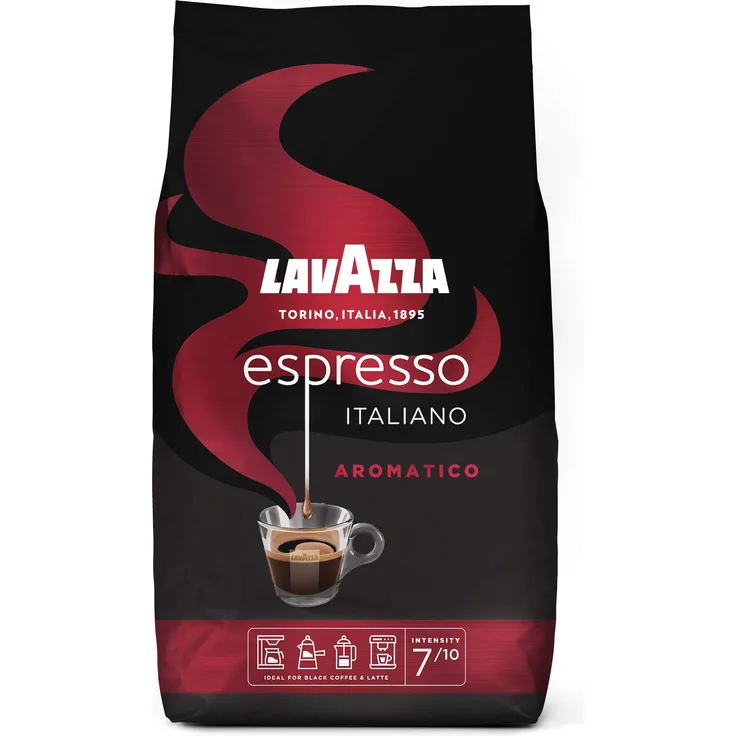 Lavazza Espresso - Italiano Aromatico - Aromatische Kaffeebohnen - 1er Pack (1 x 1 kg)